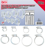 HOSE CLAMP ASSORTMENT | 80 PCS. (9547)
