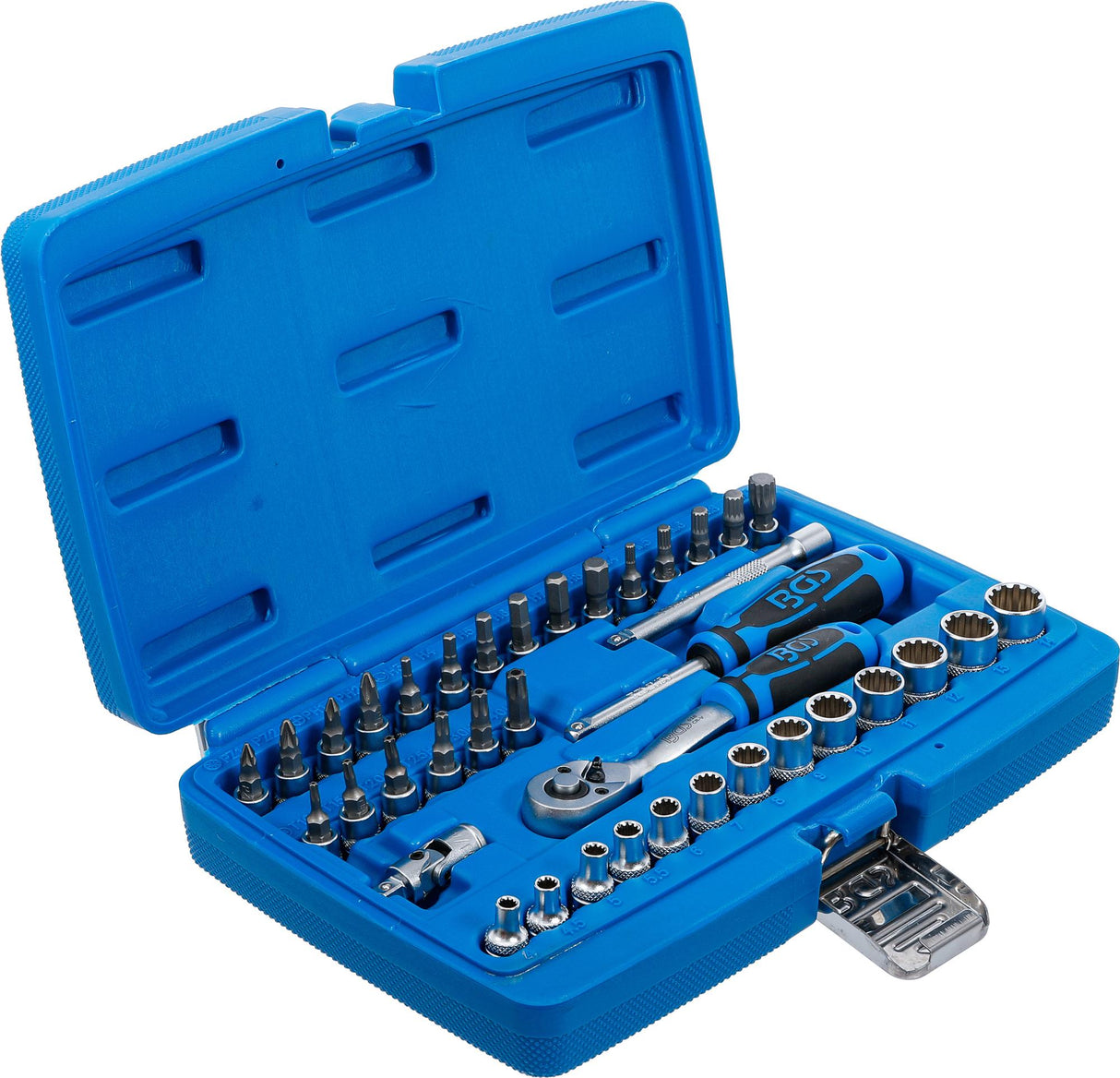 SOCKET SET, GEAR LOCK | 6.3 MM (1/4") DRIVE | 38 PCS. (2151)