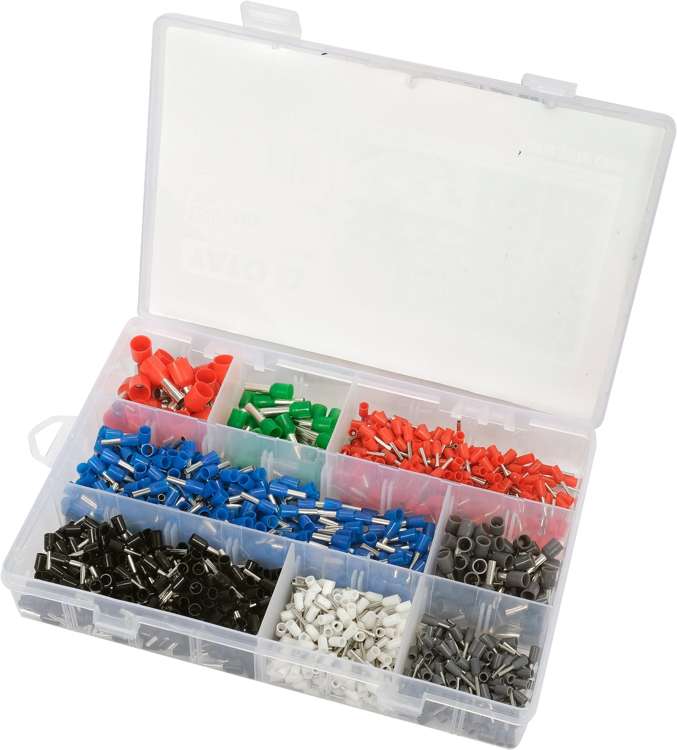 1200PC INSULATED CRIMP BOOTLACE FERRULES (YT-068914)