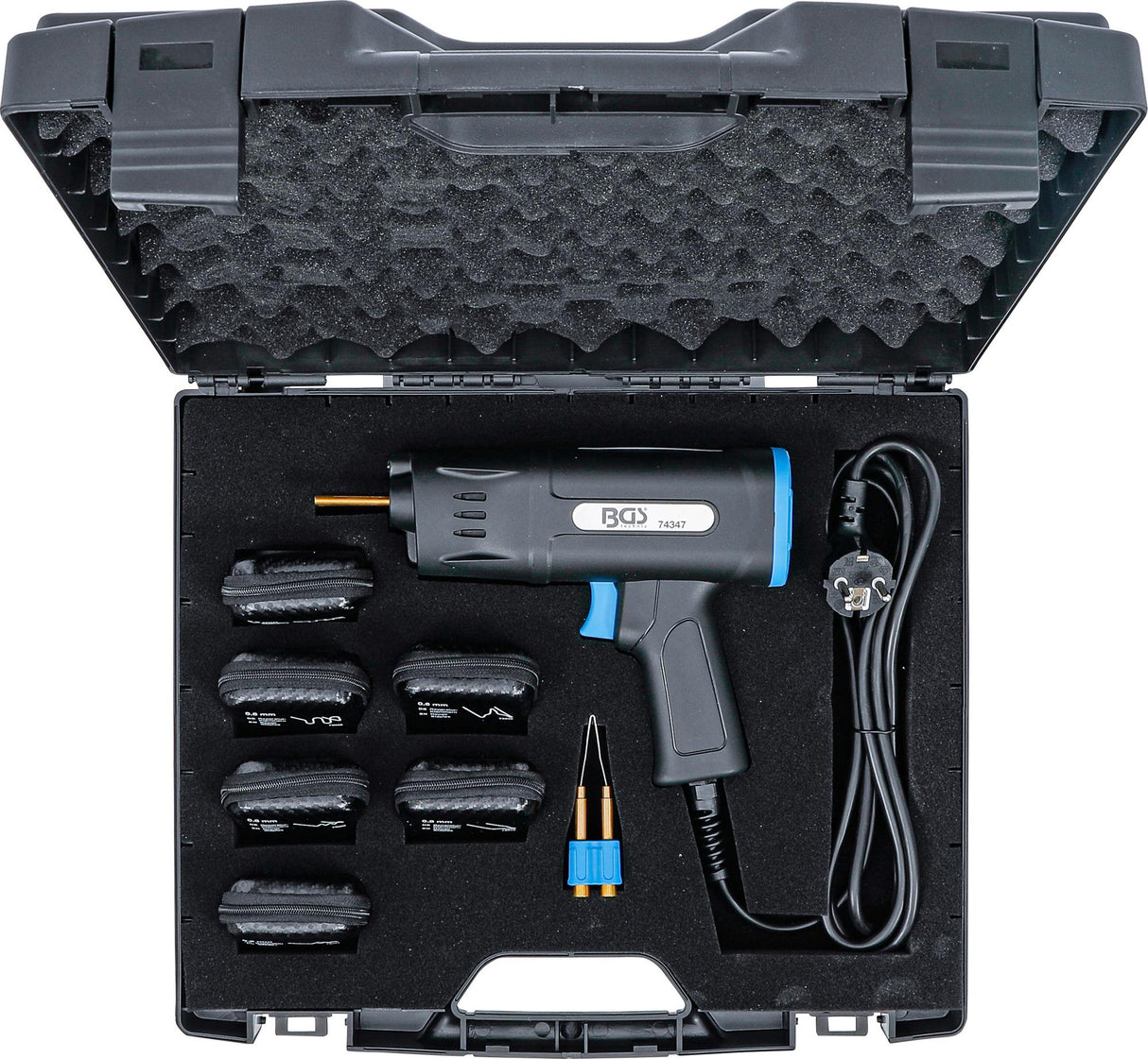 HOT STAPLER SET FOR PLASTIC REPAIR (74347)