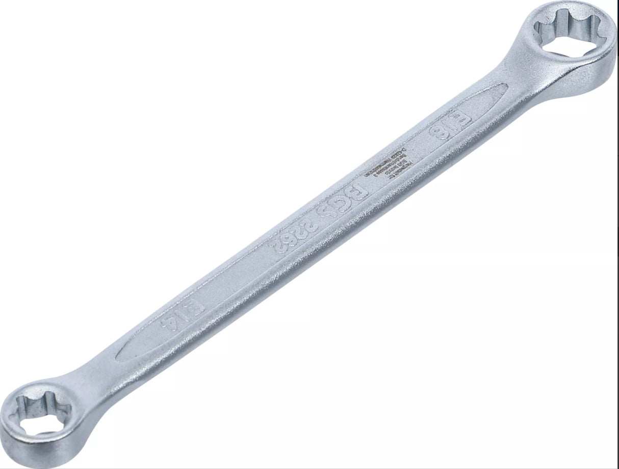 DOUBLE RING SPANNER WITH E-TYPE RING HEADS | E14 X E18 (2262)