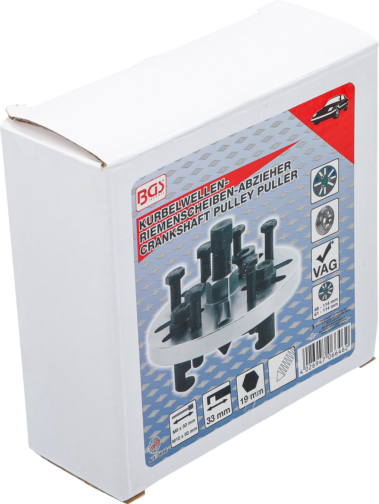 CRANKSHAFT PULLEY PULLER | UNIVERSAL (6646)