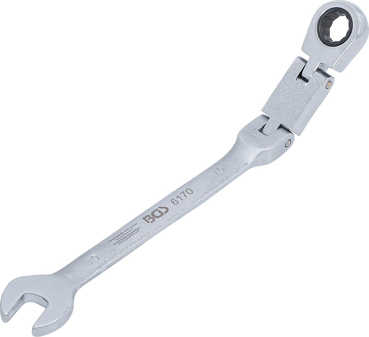 DOUBLE-JOINT RATCHET COMBINATION WRENCH | ADJUSTABLE | 10 MM (6170)