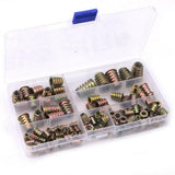 STEEL THREADED INSERTS FOR WOODEN FURNITURE | 100 PCS. (TS100K)