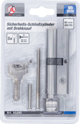 SECURITY CYLINDER LOCK | WITH ROTARY KNOB | 45/45 | 90 MM (85290)
