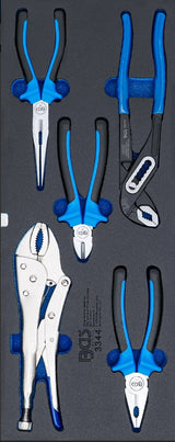 FOAM TRAY FOR BGS 3312: PLIERS SET | 5 PCS. (3344)