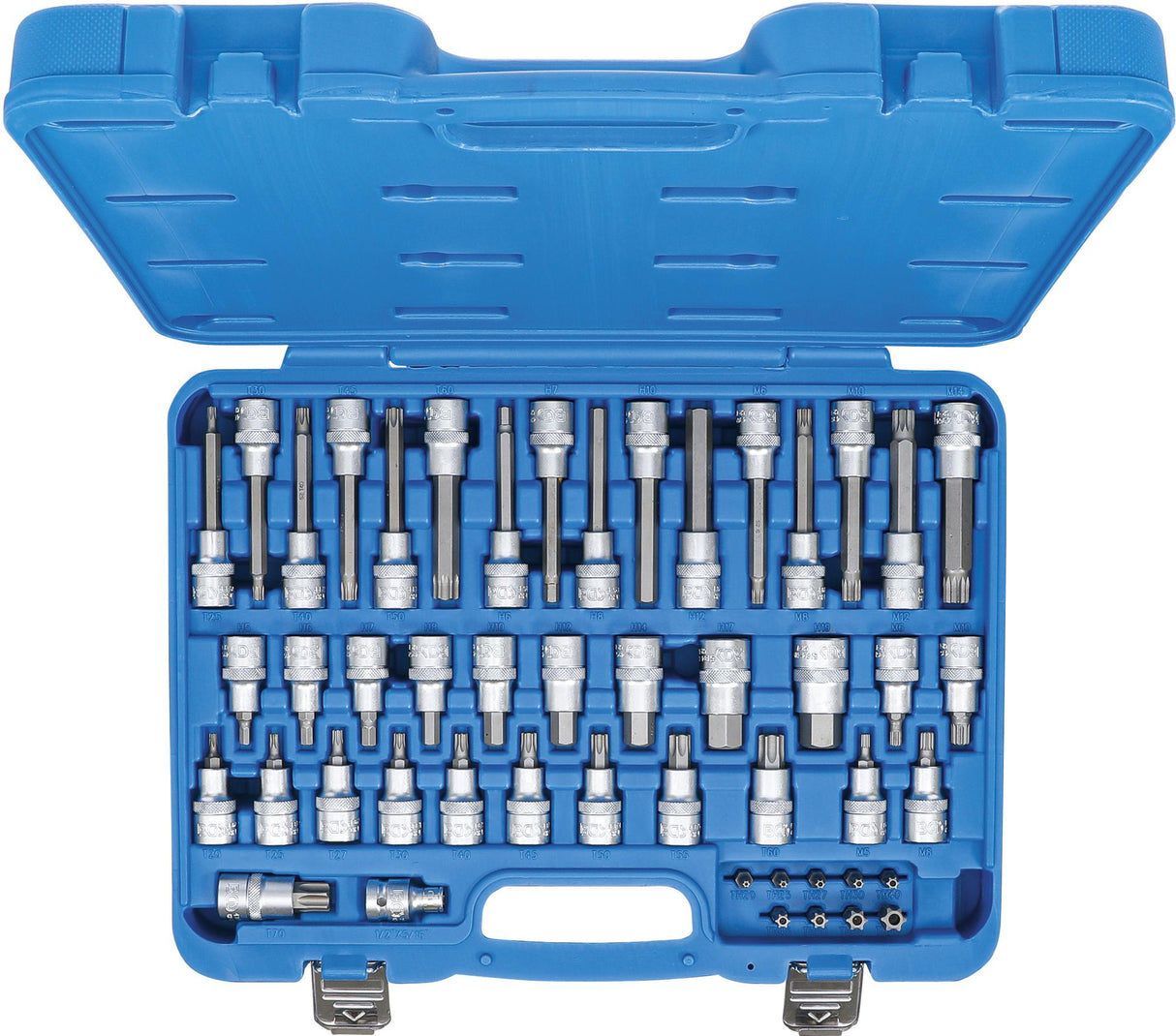 BIT SOCKET SET | 12.5 MM (1/2") DRIVE, 8 MM (5/16") DRIVE | 49 PCS. (5188)
