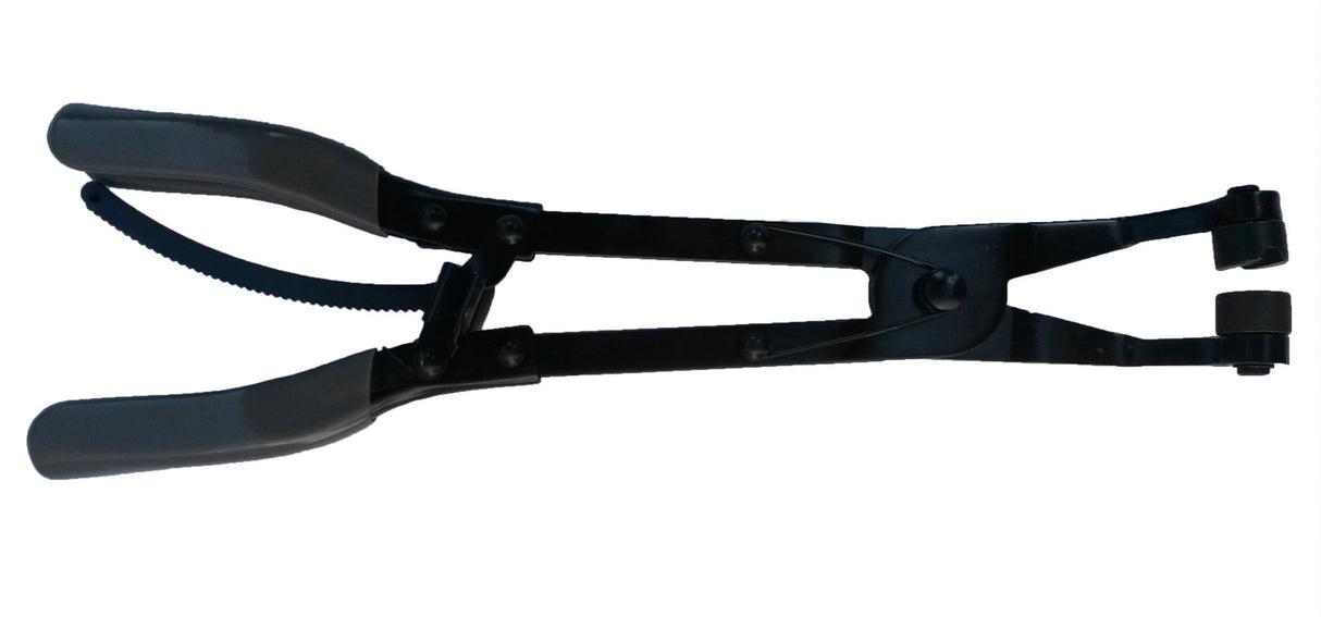 COOLING HOSE CLAMP PLIERS | WITH RATCHET | CURVED | 340 MM (SK1976)
