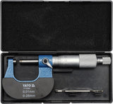 MECHANICAL MICROMETER 0-25MM/0.01MM (YT-72300)