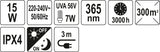 INSECT KILL.LAMP, FAN,UVA 15W,IPX4,STAND (67014)