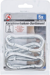 SNAP HOOKS SET | 80 X 8 MM | 5 PCS. (85792)