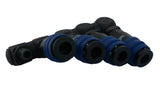 AIR DISTRIBUTOR WITH 5 ELEMENTS ROTARY, 360 DEGREES 1/4" (TSC-360)