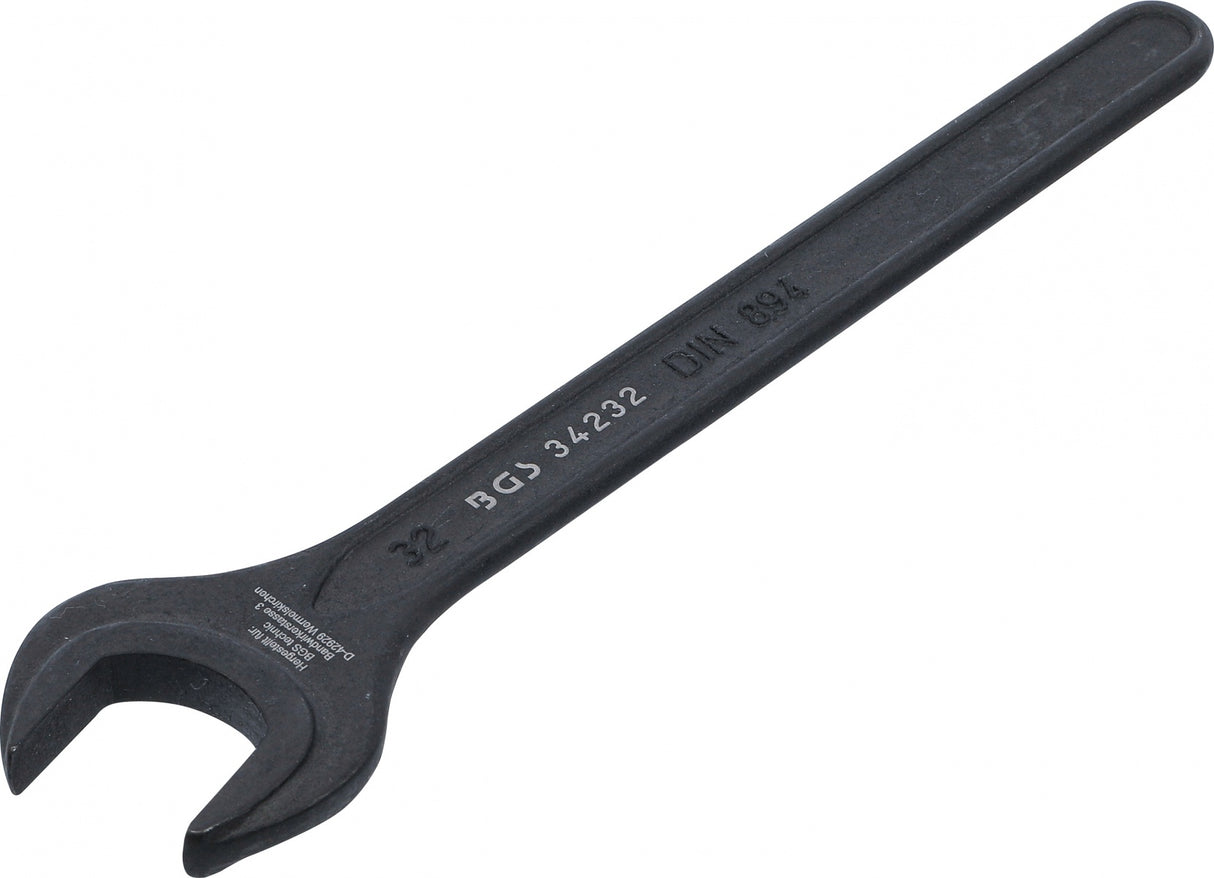 SINGLE OPEN END SPANNER | DIN 894 | 32 MM (34232)
