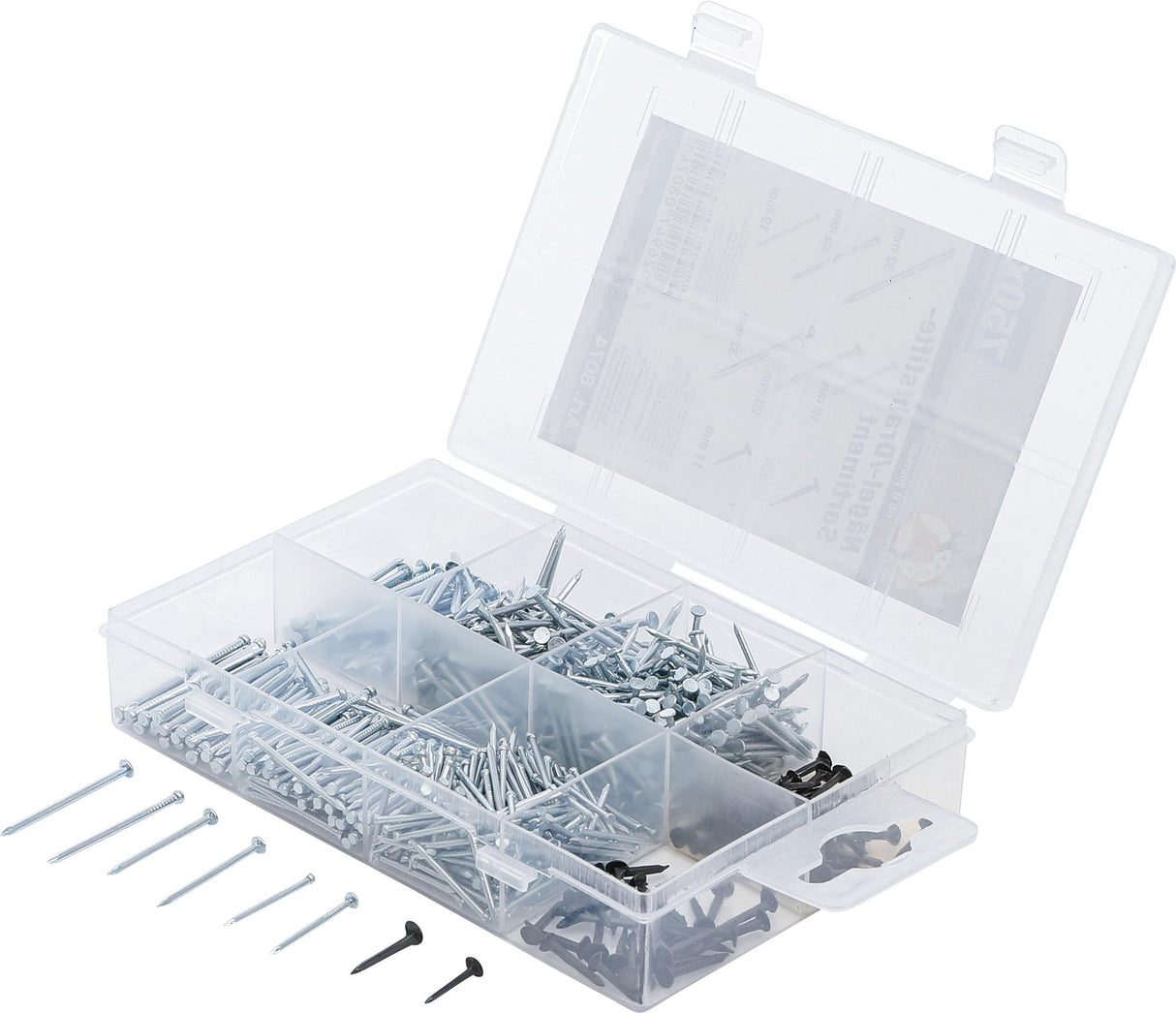 NAILS BRADS ASSORTMENT | 750 PCS. (8074)