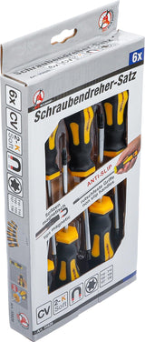 SCREWDRIVER SET | T-STAR (FOR TORX) T10 - T30 | 6 PCS. (35826)