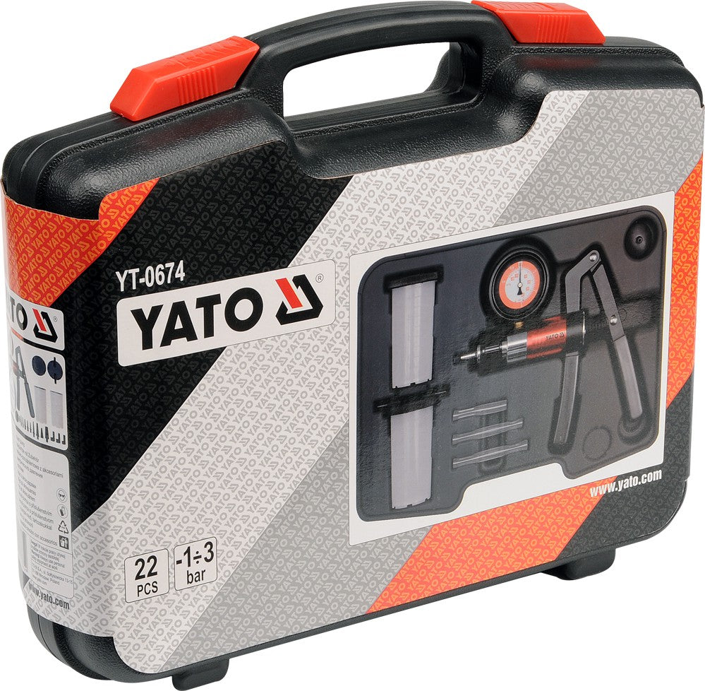 HAND-HELD VACUUM PUMP 22PCS (YT-0674)