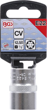 SOCKET, E-TYPE | 12.5 MM (1/2") DRIVE | E22 (6422)