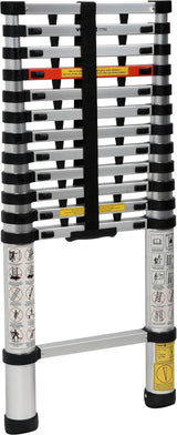ALU TELESCOPIC LADDER 3,8M 13STEPS (17702)