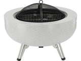 STEEL FIRE PIT 3IN1 WITH GRID 43.5CM (99718)