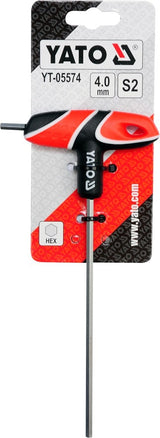 T-HANDLE HEX KEY 4MM (YT-05574)