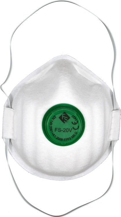 DISPOSABLE DUST MASKS FFP2/KZ 3PCS/VALVE (YT-74917)