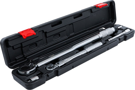 TORQUE WRENCH SET | 6.3 MM (1/4") 5 - 25 NM, 12.5 MM (1/2") 28 - 210 NM | 5 PCS. (70190)