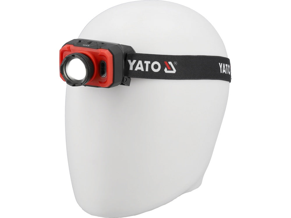 HEADLAMP 600LM RECHARG.,MOTION DETECTOR (YT-085941)