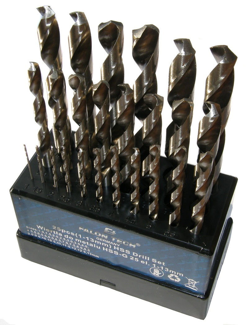 METAL DRILL BIT SET HSS | 1-13 MM | 25 PCS. (SK38215)