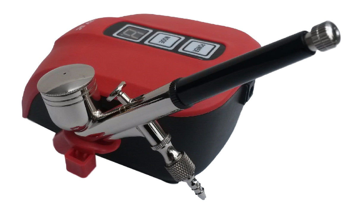 AIRBRUSH SET WITH COMPRESSOR AND PAINTS (LX-111)