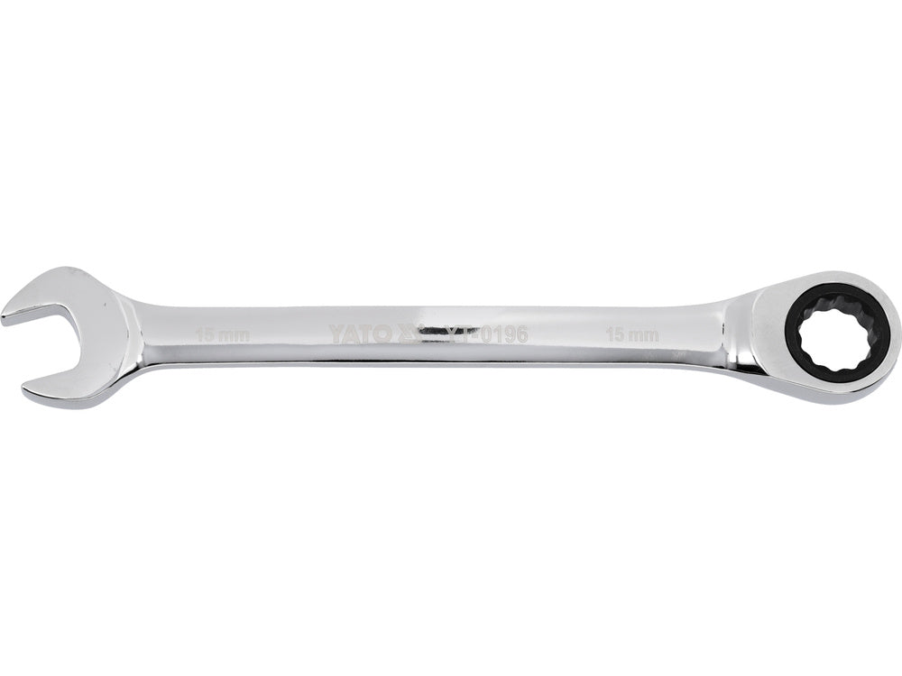 COMBINATION RATCHET WRENCH, 15MM (YT-0196)