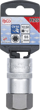 BIT SOCKET | 12.5 MM (1/2") DRIVE | INTERNAL HEXAGON 26 MM (5184-H26)