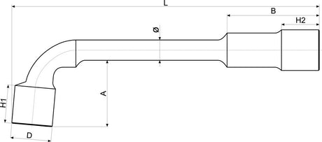 L TYPE SOCKET WRENCH 11MM (YT-1631)