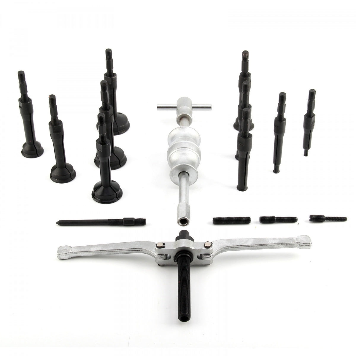 INTERNAL BEARING PULLER SET WITH SLIDE HAMMER | 8-58 MM | 16 PCS. (SK1016)