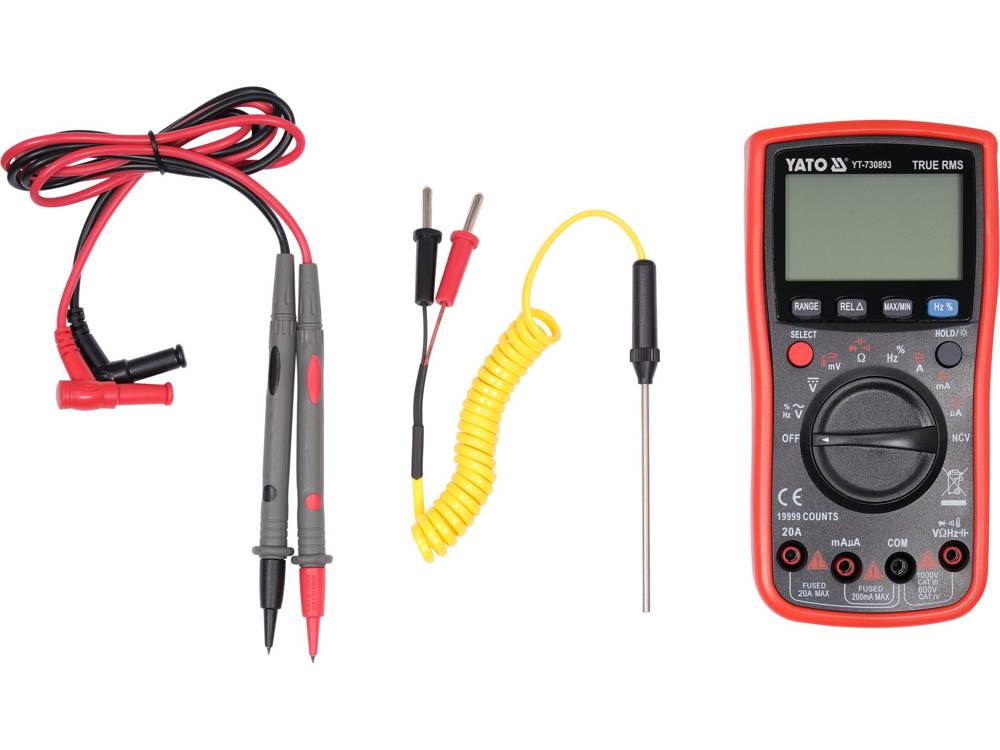 DIGITAL MULTIMETER TRUE RMS LCD 19999 (YT-730893)