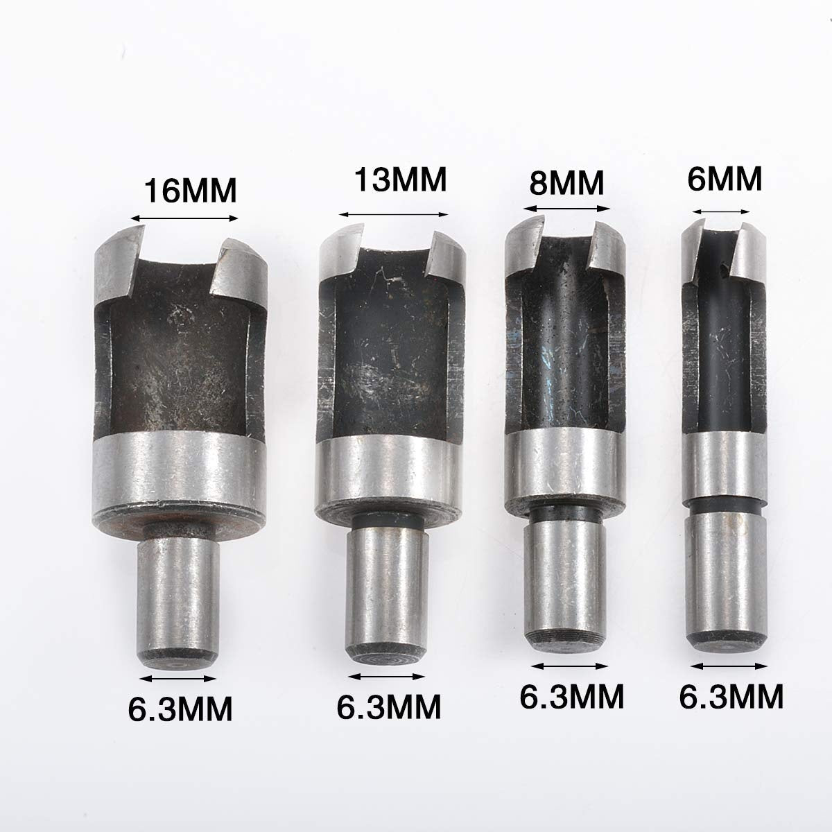 COUNTERSINK / PLUG DRILL BIT SET FOR WOOD | 6/10/13/16 MM | 4 PCS. (SK1629)