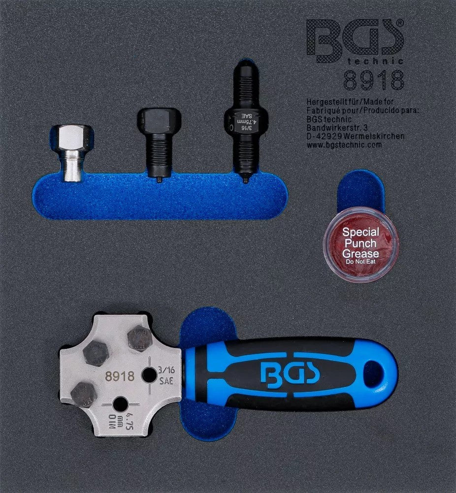 TOOL TRAY 1/6: FLARING TOOL | SEA AND DIN 4.75 MM (3/16") (8918)