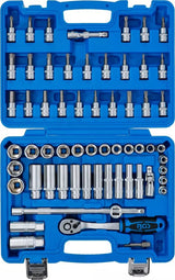 SOCKET SET, HEXAGON | 10 MM (3/8") DRIVE | 61 PCS. (2218)