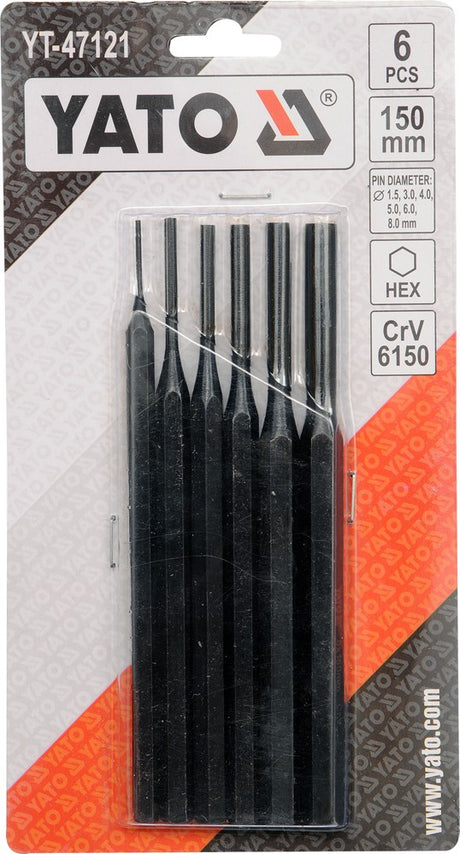 PIN PUNCH SET 6PCS (YT-47121)