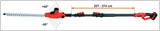 HEDGE TRIMMER 18V TELESCOPIC - 2AH (YT-82834)