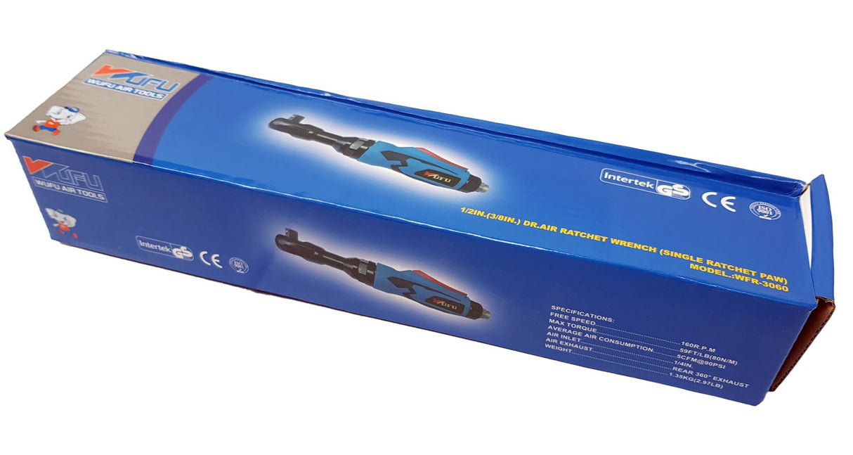 PNEUMATIC RATCHET FOR SOCKETS | 12.5 MM (1/2") | 80 NM (WFR3060)