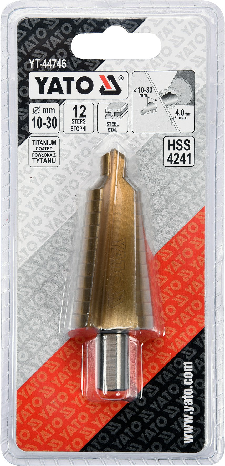 STEP DRILL 10-30MM (YT-44746)