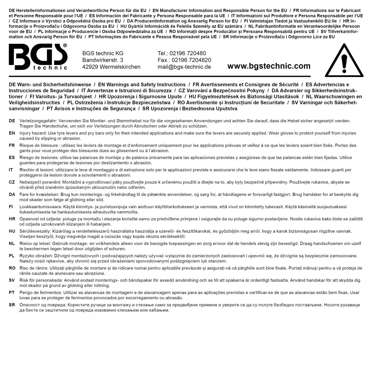 PRY BAR | 200 X 11 MM (9137-1)