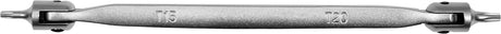 TORX DOUBLE HEAD FLEXIBLE WRENCH T15XT20 (YT-05311)