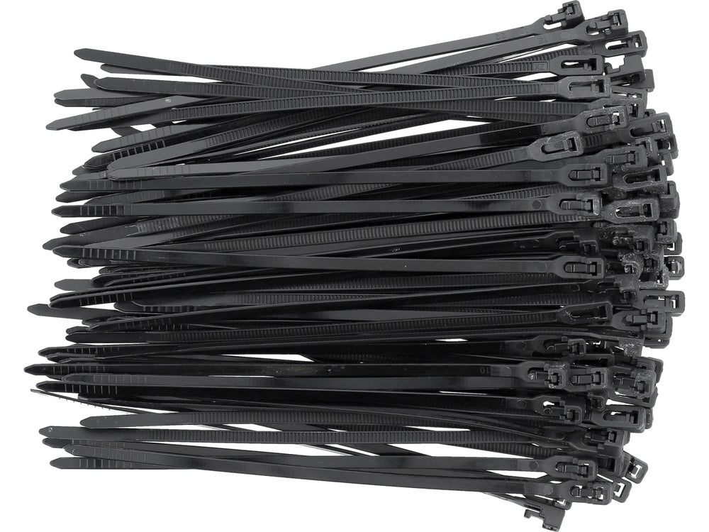 RELEASABLE CAB TIES 3,6X150MM 100PCS BLA (YT-70670)