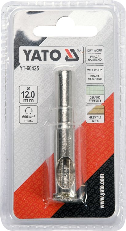 DIAMOND TILE DRILL BIT 12MM (YT-60425)