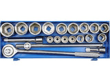 SOCKET SET 19-50MM 3/4" 21PCS (58150)