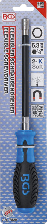 BIT SCREWDRIVER FOR BITS WITH FLEXIBLE SHAFT | 6.3 MM (1/4") (7829)