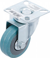 SWIVEL CASTOR | RUBBER | WITH ASSEMBLY PLATE | Ø 50 MM (81962)