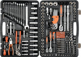 TOOL SET 1/2" 3/8" 1/4" 225 PCS (58693)