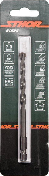 UNIVERSAL DRILL WITH HEX SHANK 7,0MM (21688)